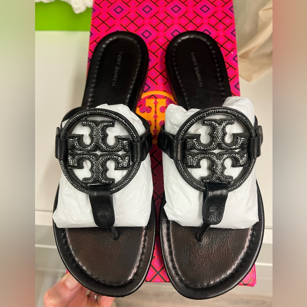 Tory Burch Pave Miller Sandal ✨Perfect Black✨